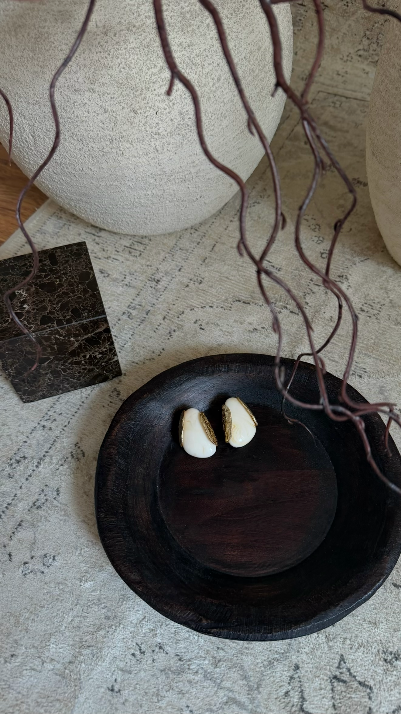 Boucles d'oreilles | Blanc