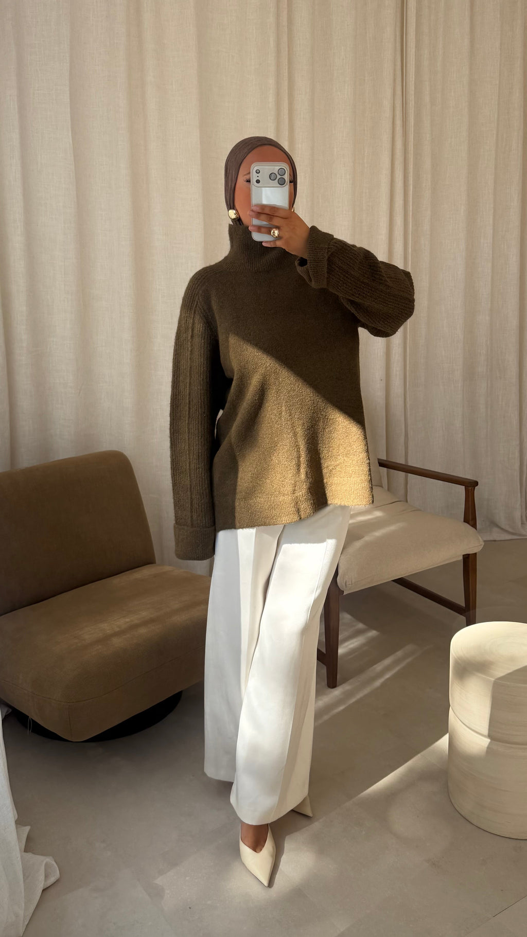 Pull long BREA | Olive