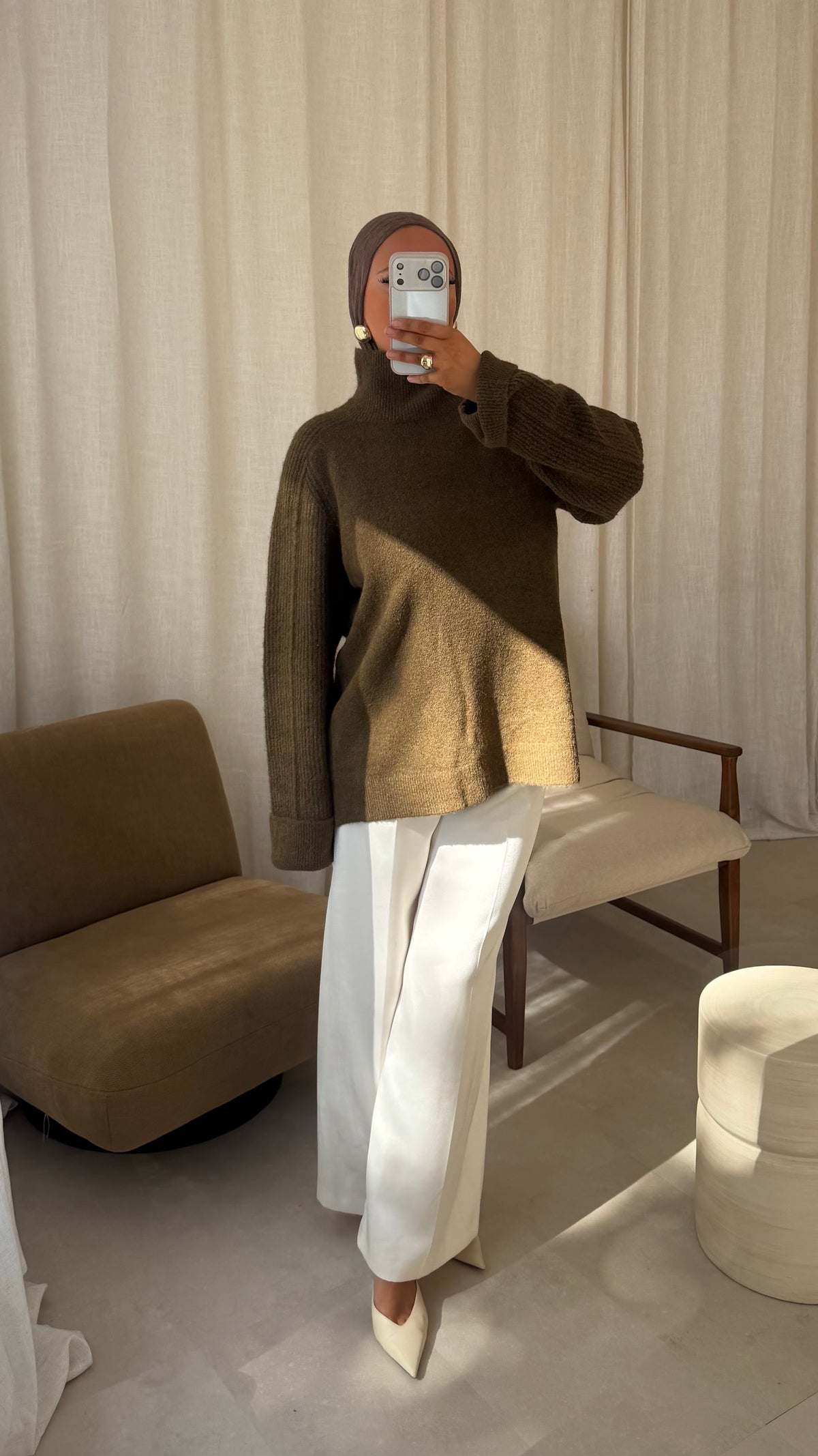 Pull long BREA | Olive