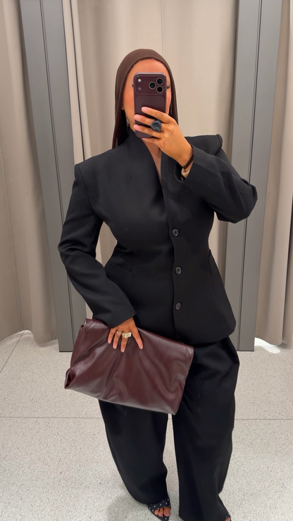 [GAMME PREMIUM] Blazer cintré | Noir