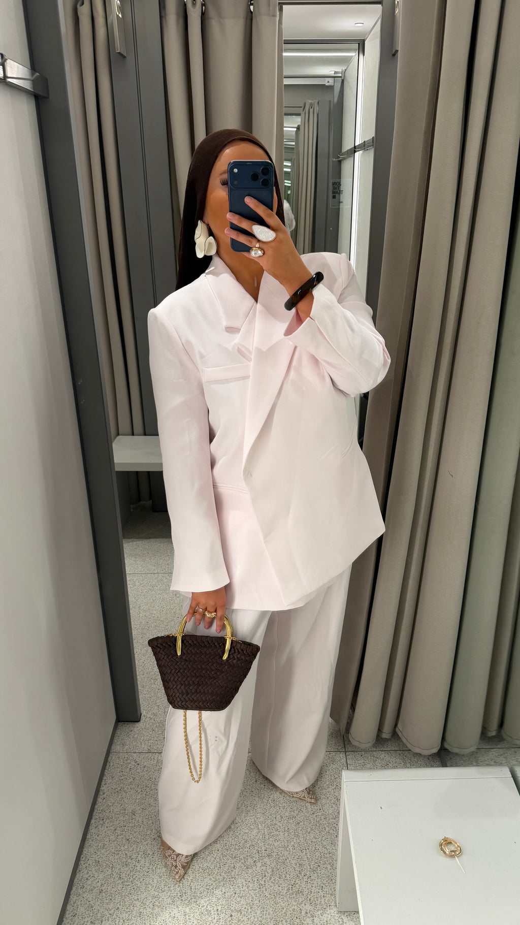 [GAMME PREMIUM] Pantalon ultra long | Rose pâle