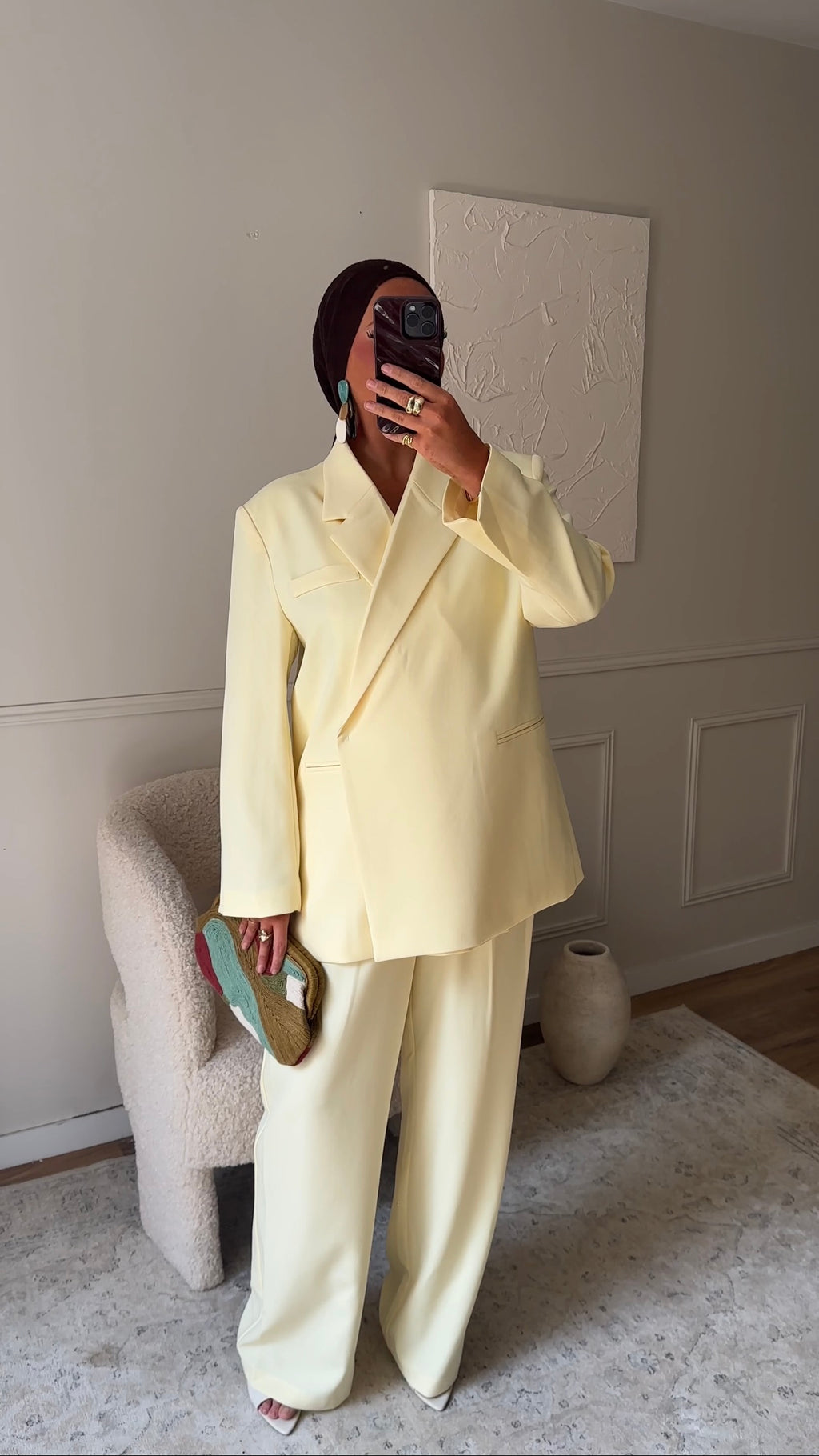 [GAMME PREMIUM] Pantalon ultra long | Jaune
