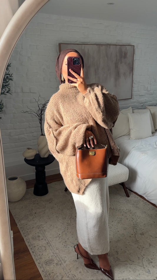 Pull oversize comfy | Camel