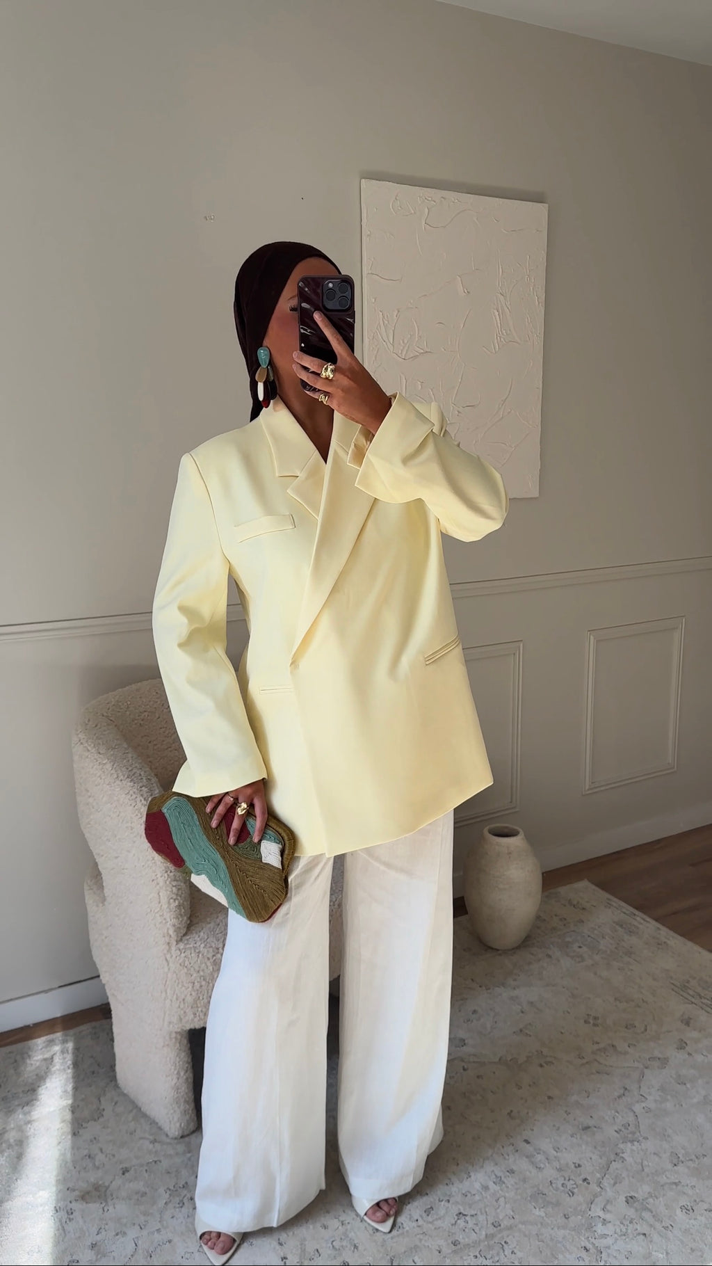[GAMME PREMIUM] Pantalon ultra long | Jaune
