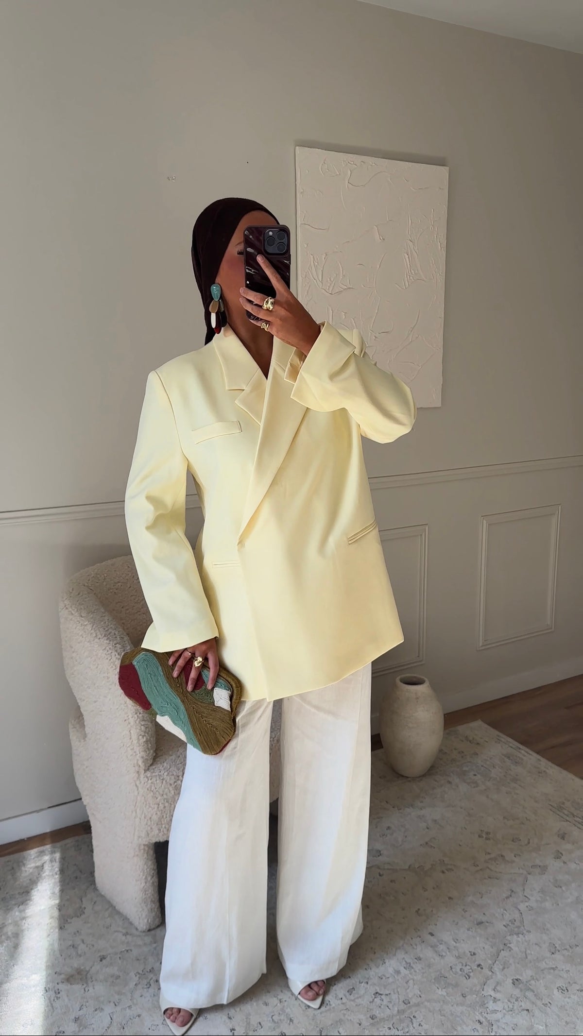 [GAMME PREMIUM] Pantalon ultra long | Jaune