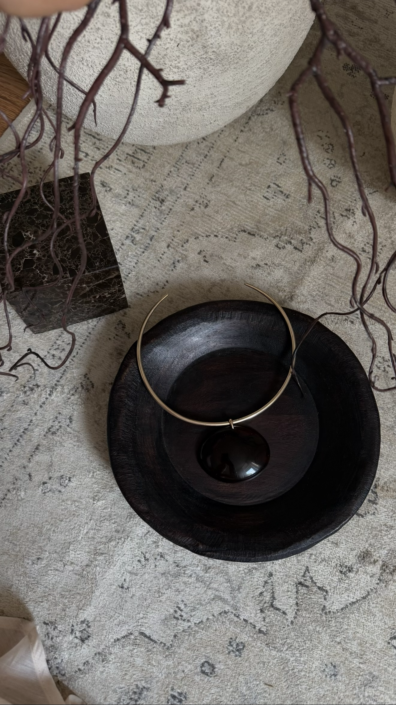 Collier | Marron