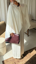 [CRÉATION] Cape faite en atelier MERYA | Crème