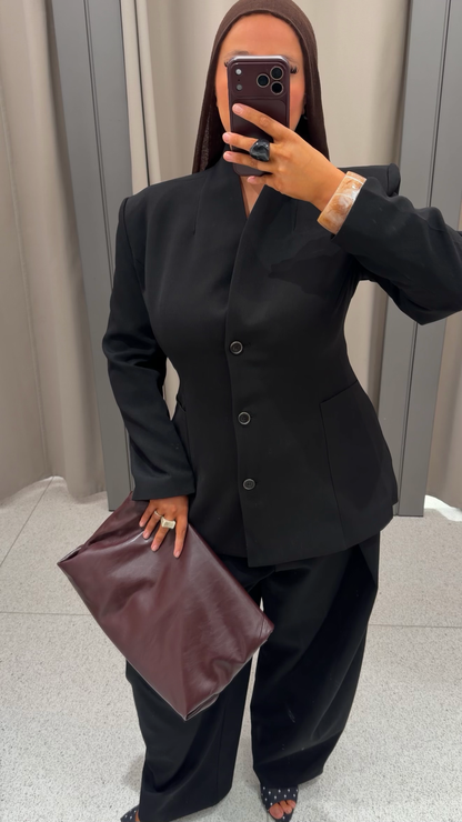 [GAMME PREMIUM] Blazer cintré | Noir