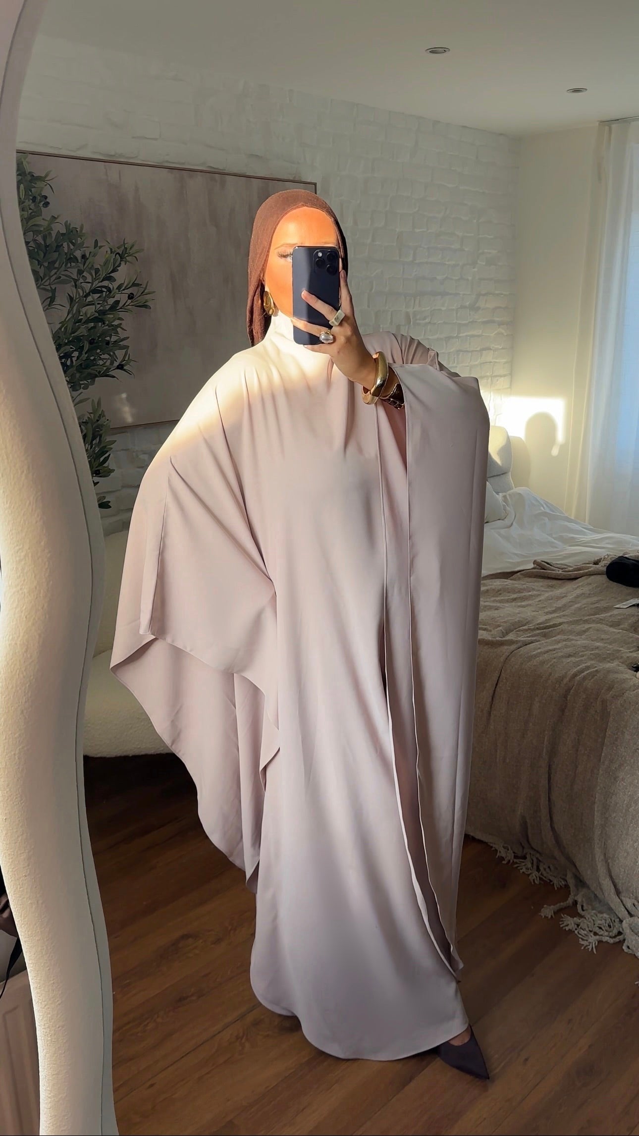 [CRÉATION] Robe ultra longue MAYARA | Rose pale