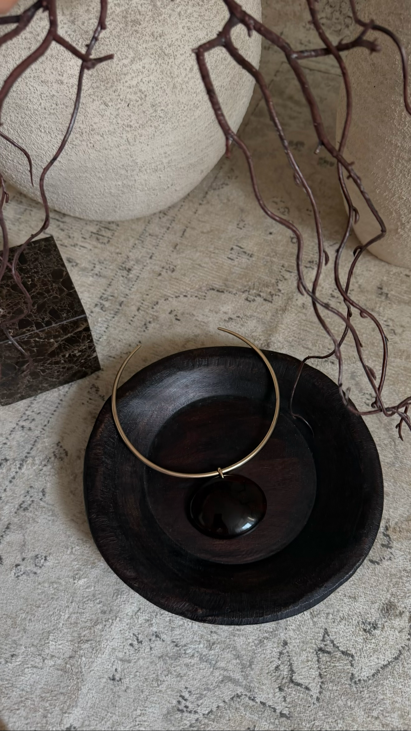 Collier | Marron