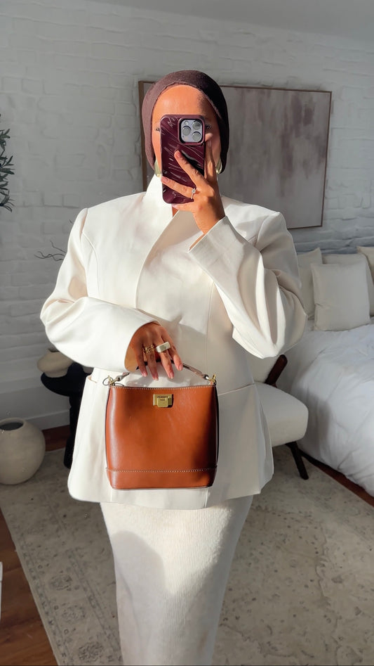 [CRÉATION] Blazer cintré et oversize | Blanc
