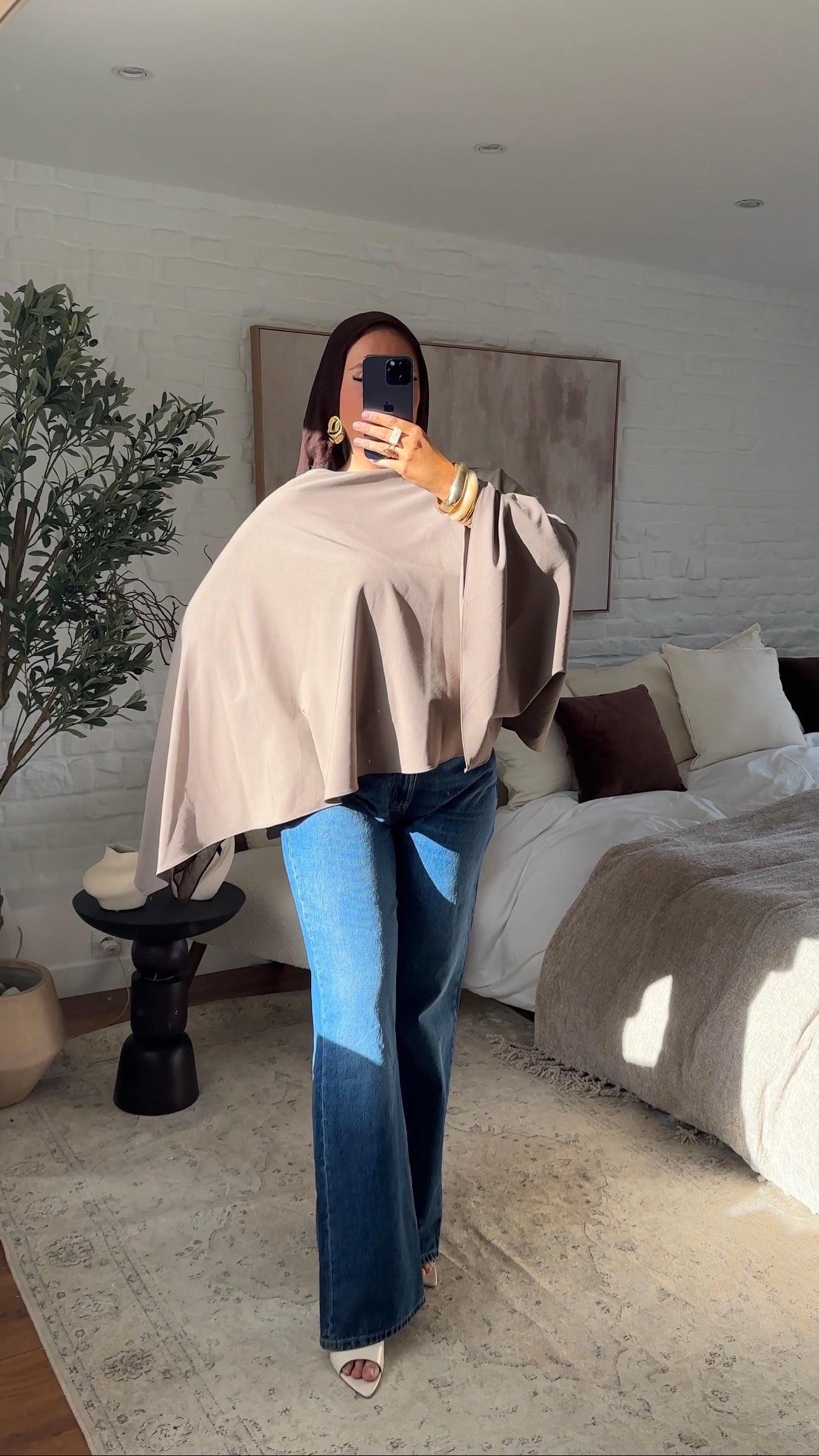 [CRÉATION] Cape oversize | Beige