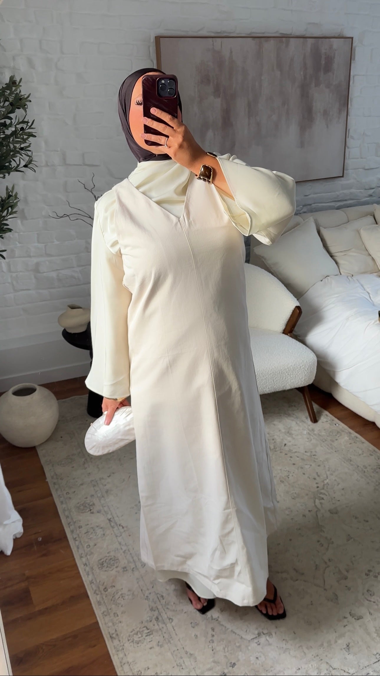 Robe longue en jean sans manches | Denim clair