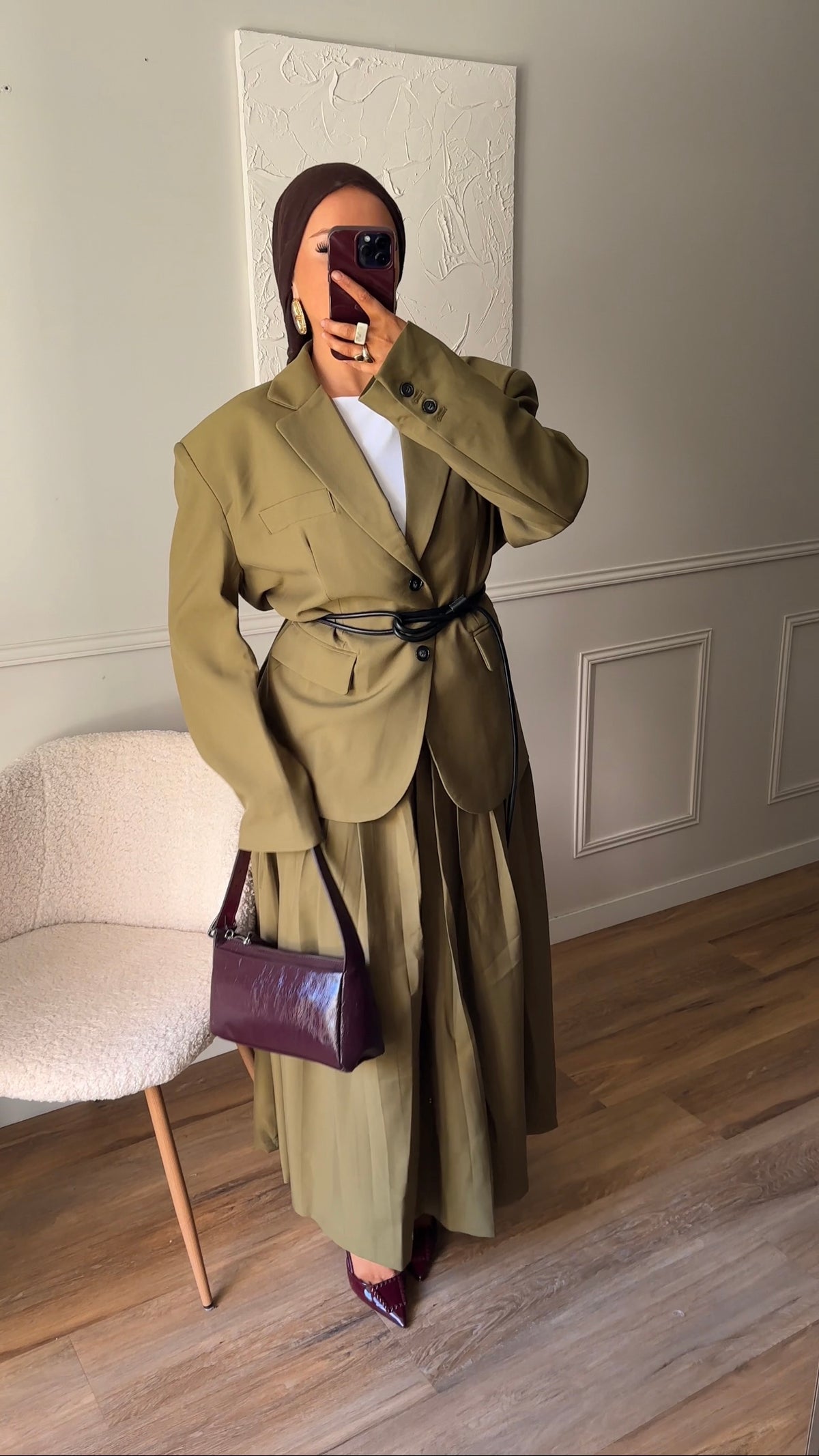 [GAMME LUXE] Blazer ultra oversize | Vert