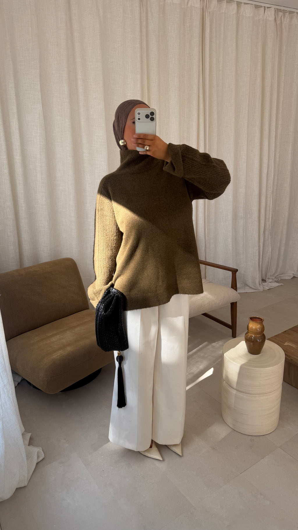Pull long BREA | Olive