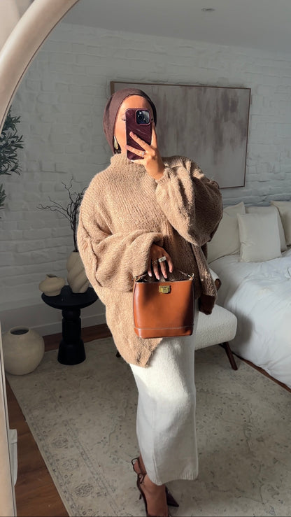 Pull oversize comfy | Camel