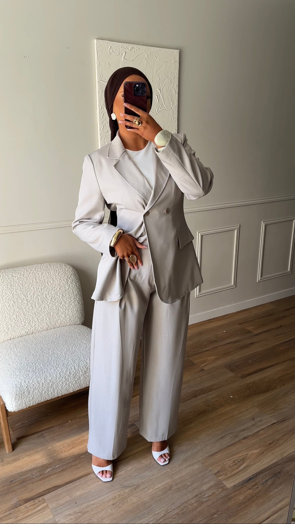 Blazer cintré | Taupe