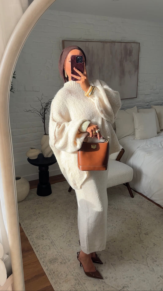 Pull oversize comfy | Écru