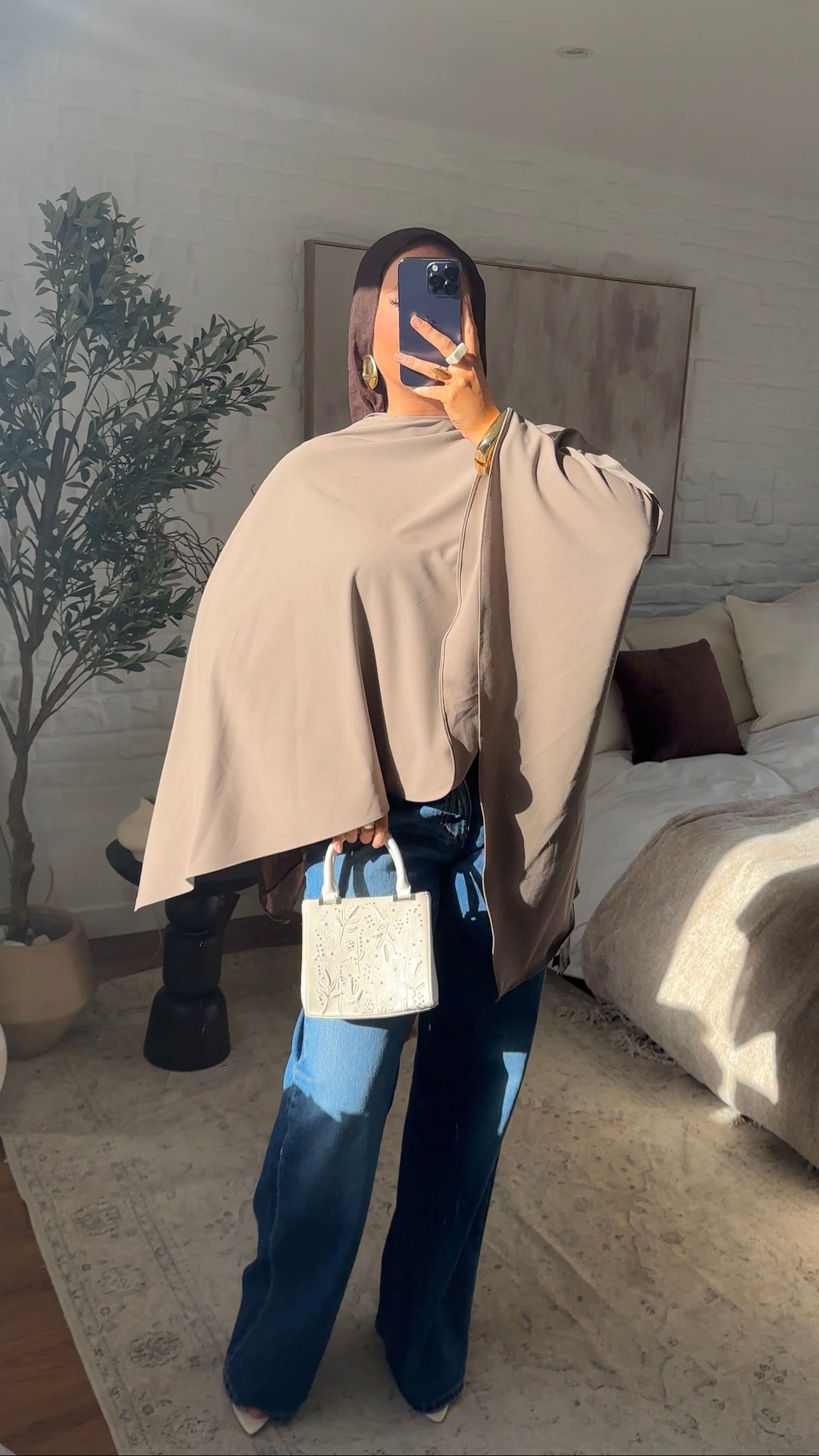 [CRÉATION] Cape oversize | Beige