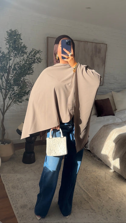 [CRÉATION] Cape oversize | Beige