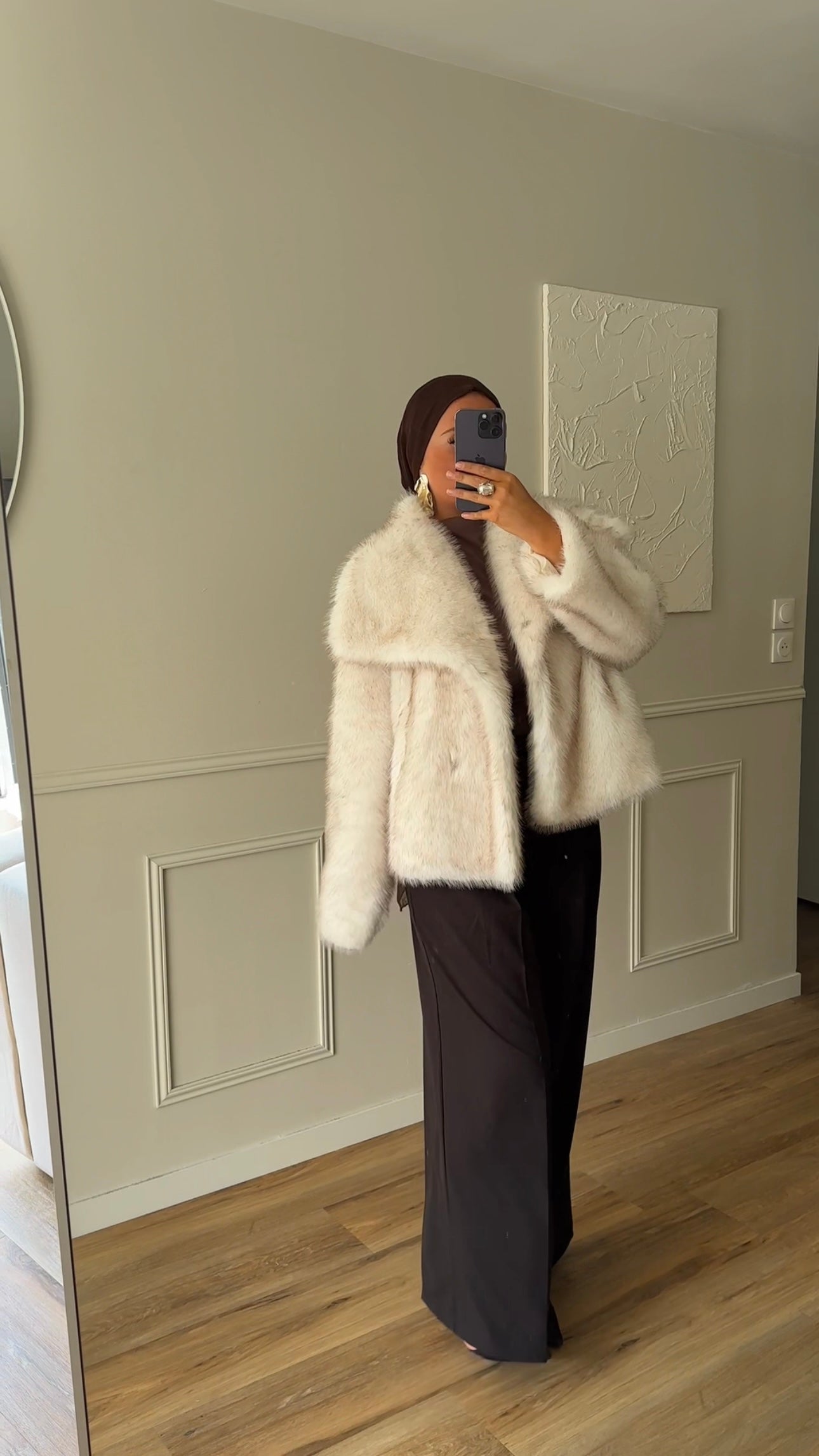 [GAMME PREMIUM] Fourrure mi longue | Crème