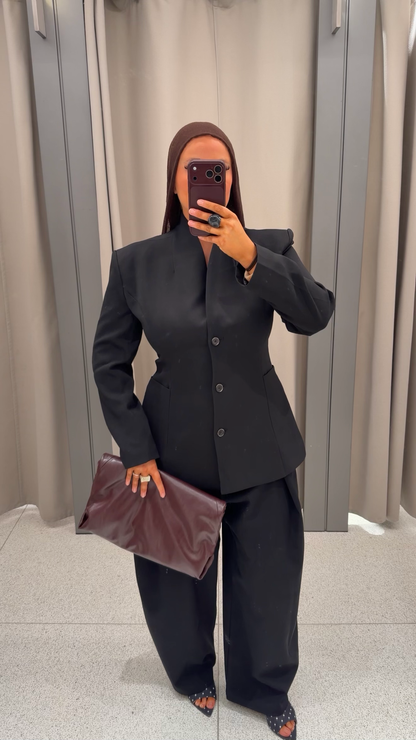 [GAMME PREMIUM] Blazer cintré | Noir